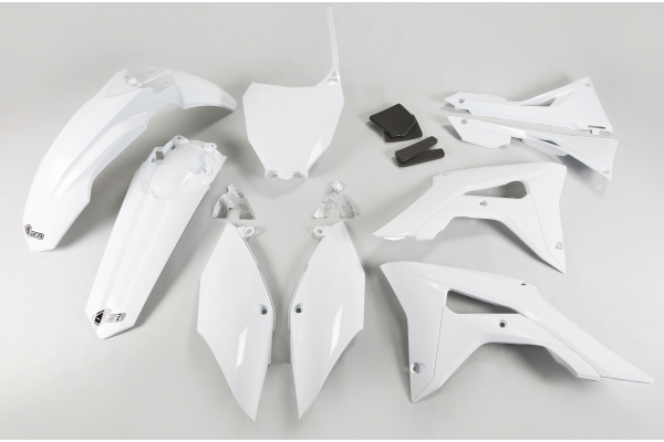 Plastic Kit white for Honda CRF 250 R (2018-21) - CRF 450 R (2017-20)